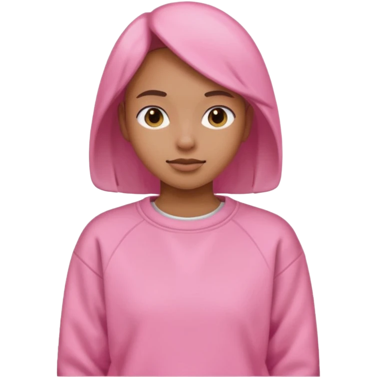 Napping pink sweatshirt emoji