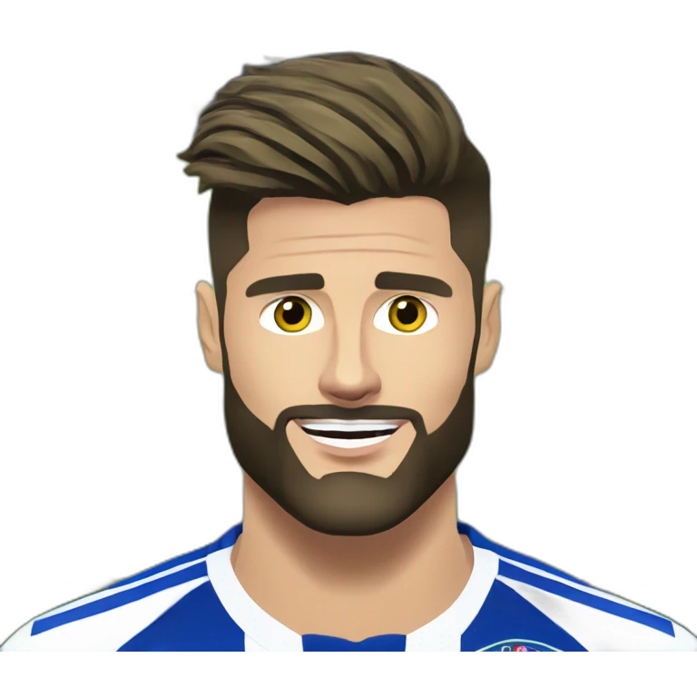 olivier giroud soulevant la champions league emoji