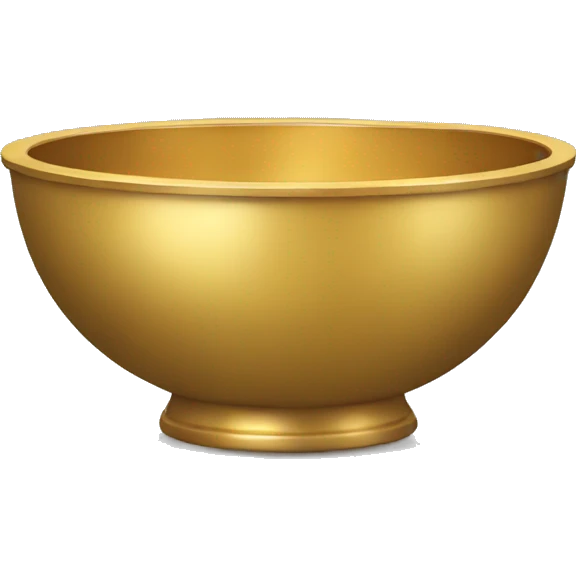 Gold bowl emoji