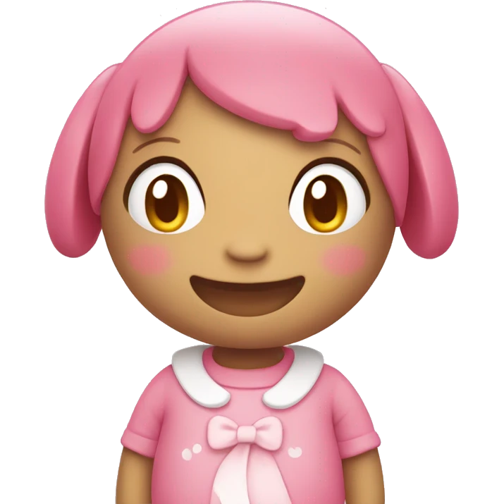 my melody smiling emoji