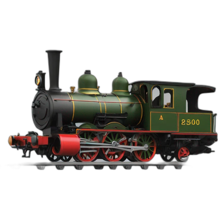 4-4-0 steam locomotive from the uk emoji
