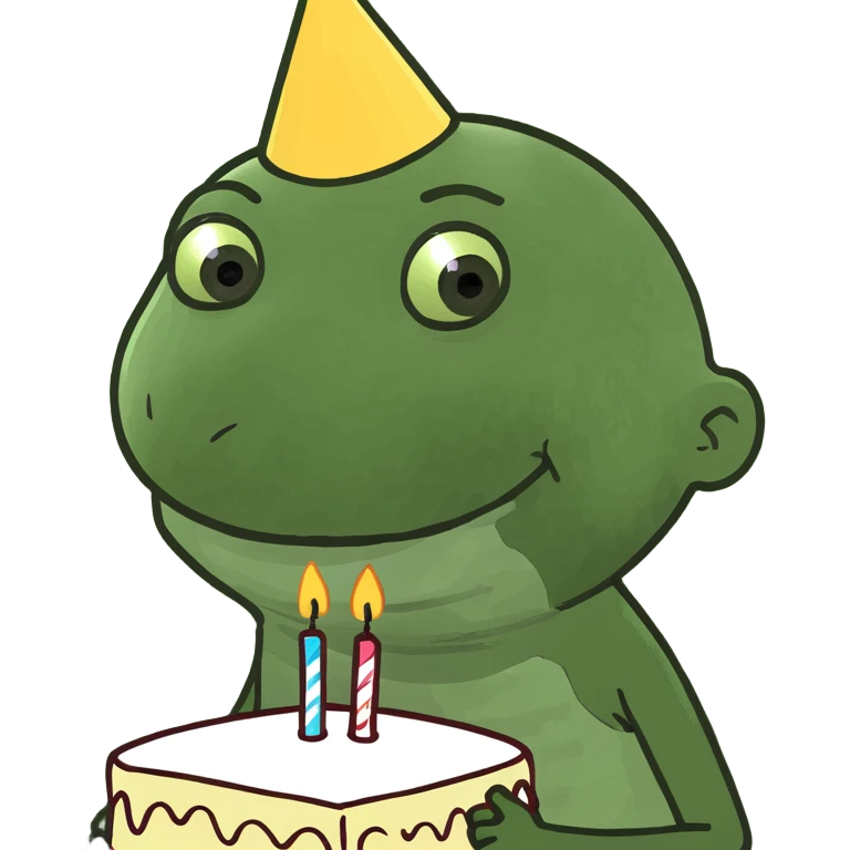 kid celebrating birthday emoji