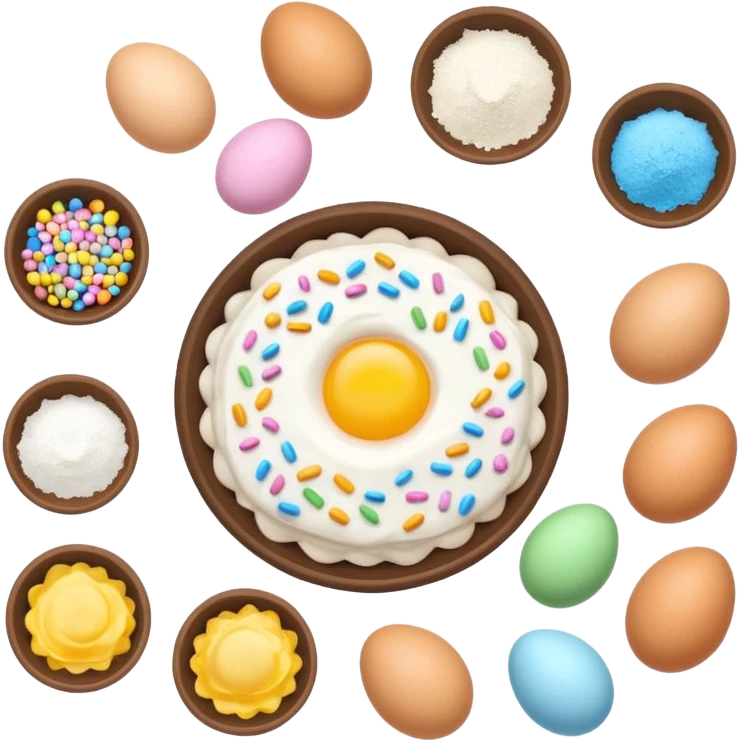 aethetic baking ingredients emoji