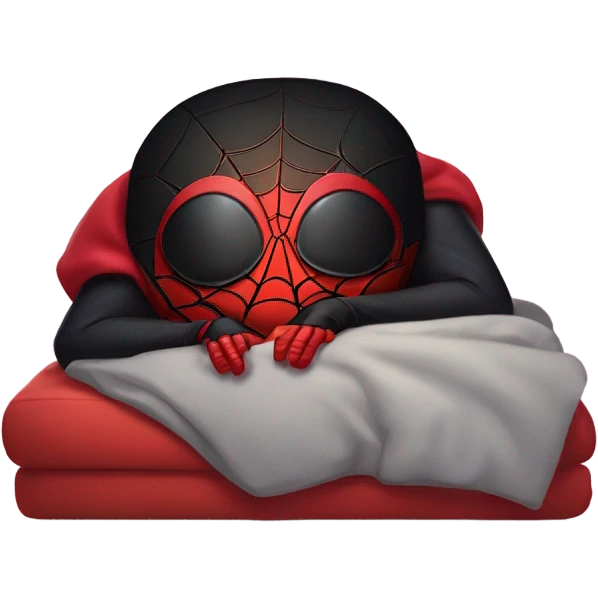 Miles spider man sleepimg emoji