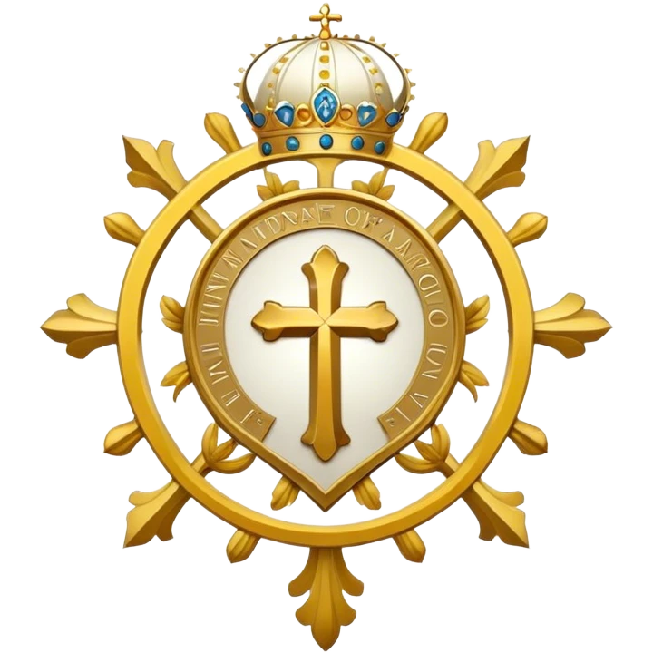 vatican emblem white emoji