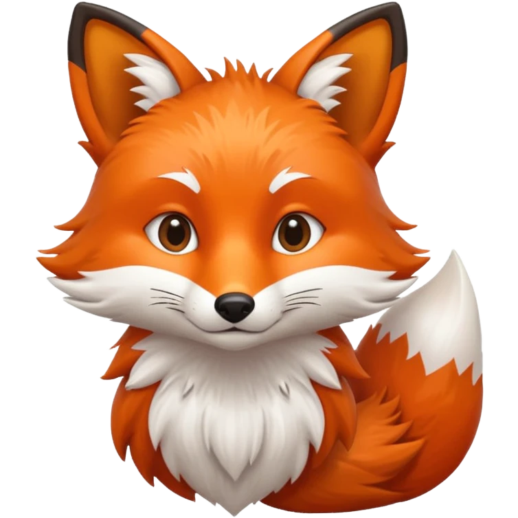Furry fox emoji