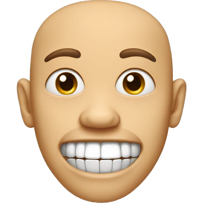 Somebody wiwith no front teeth emoji