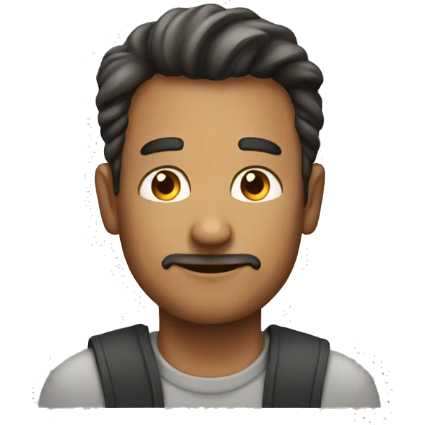 man as a appl emoji