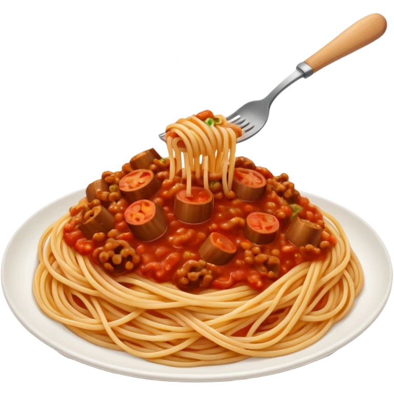 Spaghetti bolognese  emoji