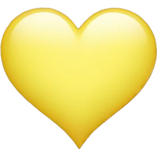 Light yellow heart emoji