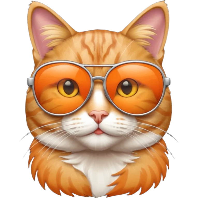 Cat wearing sunglasses emoji
