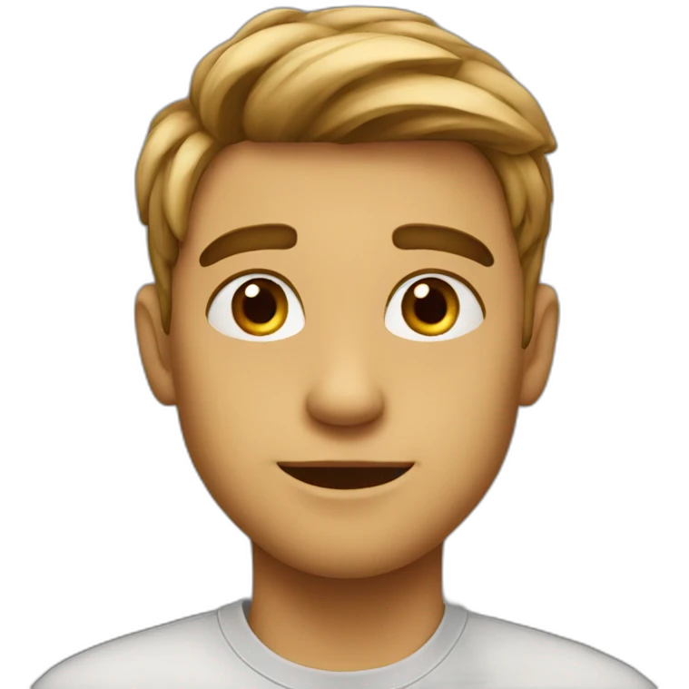 Handsome boy emoji