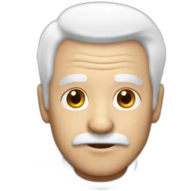 old-man-with-white-hair emoji
