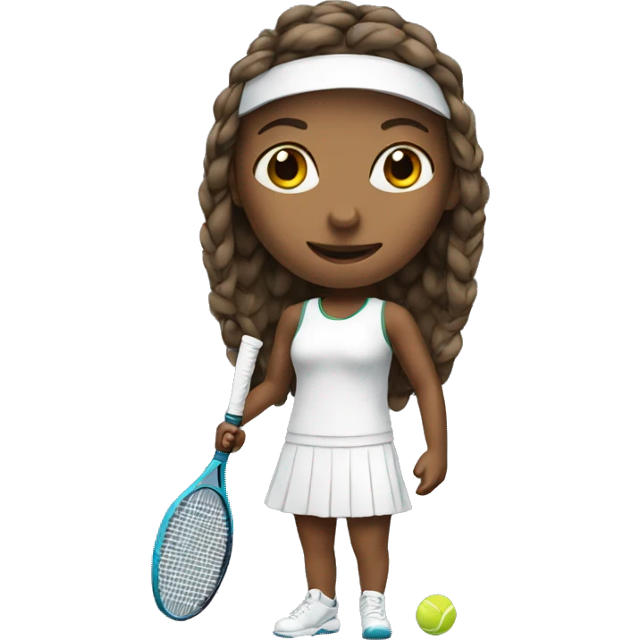 Tennis girl emoji