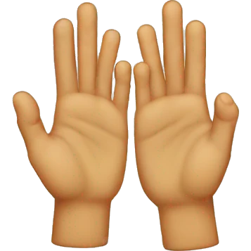 X fingers emoji
