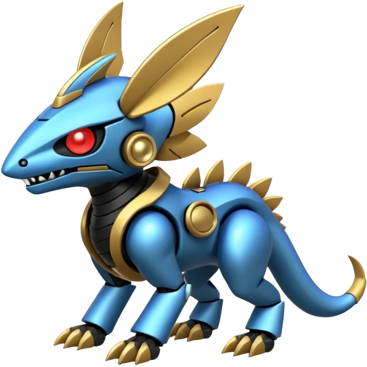 Mechanical Vernid-Primagen-Protogen-Fakémon-Pokémon-creature-fusion (full body) emoji