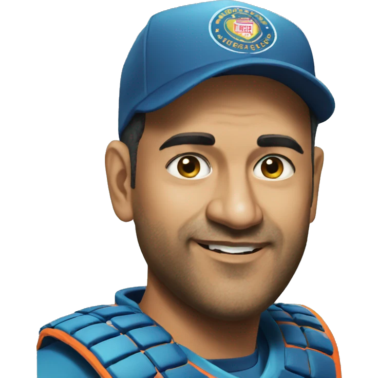 dhoni emoji