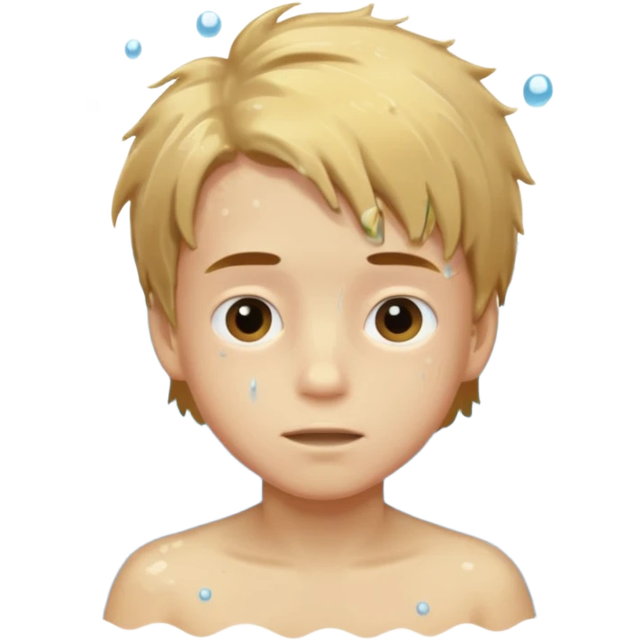 Underwater boy emoji