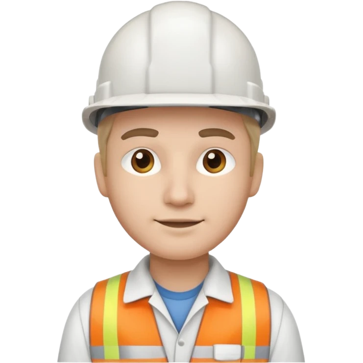 white hard hat engineer emoji