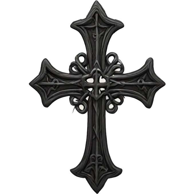 gothic cross extremely intricate  emoji