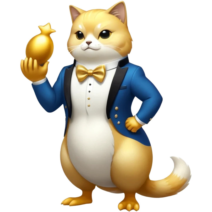 King Kong Super duper Transcendent celestial infinity cosmic galactic energy Mega neon unicorn dragon hydra hyper rare golden penguin Golden Divine god angel Omni Black and white Super muscular Buff sigma Gigachad cat full body tuxedo colored  emoji