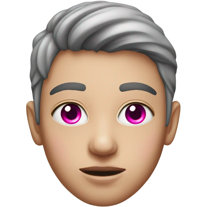 Pink eyes  emoji