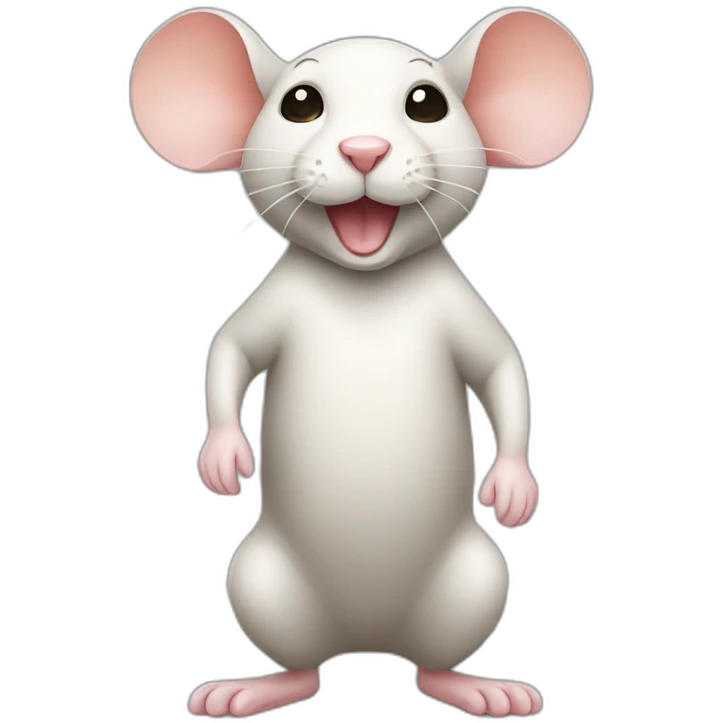 full body lab mouse emoji