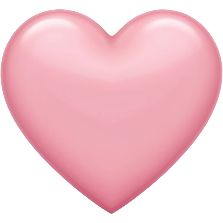 light pink heart emoji