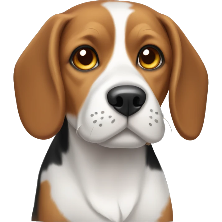 Tricolor beagle  emoji