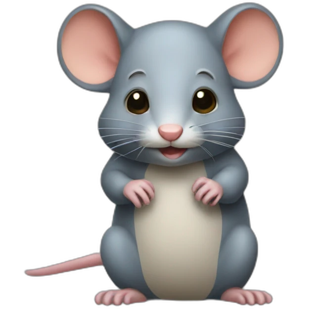 Un rat emoji