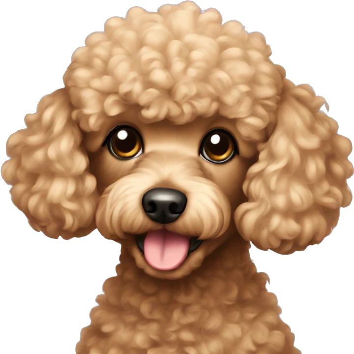 Toy poodle emoji