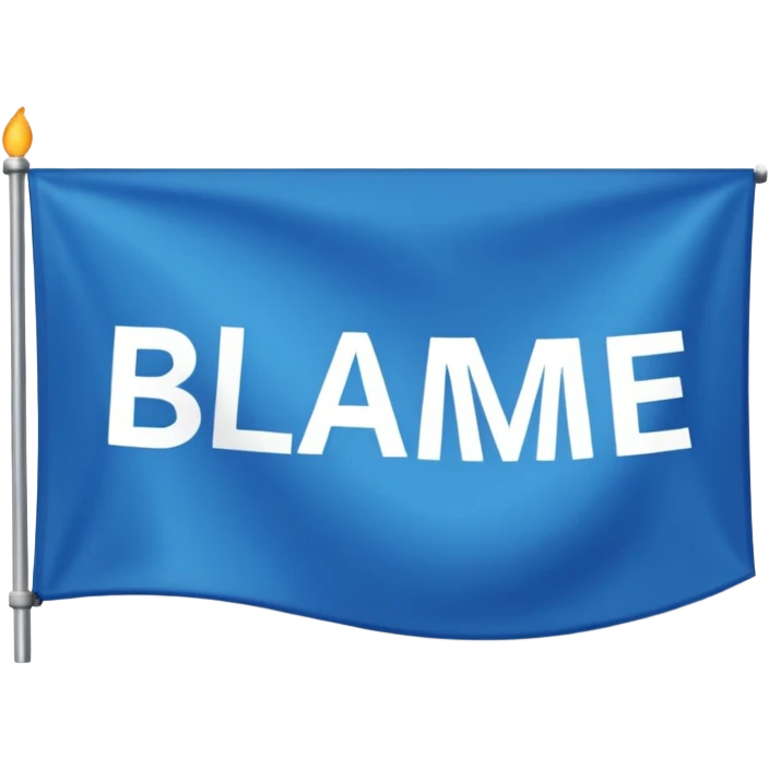 banner with words BLAME JOHN emoji