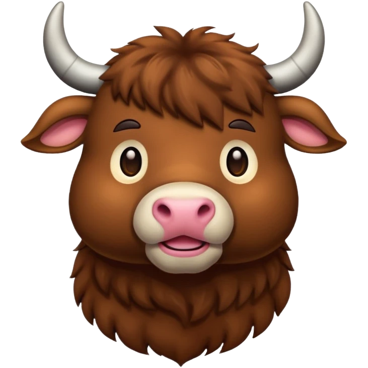 Plush bull emoji