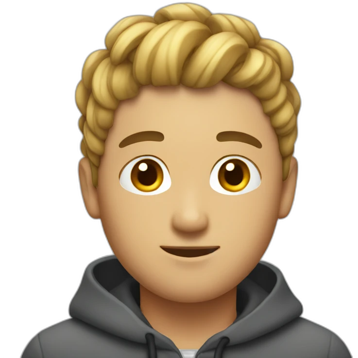 Short hair men with a rope emoji