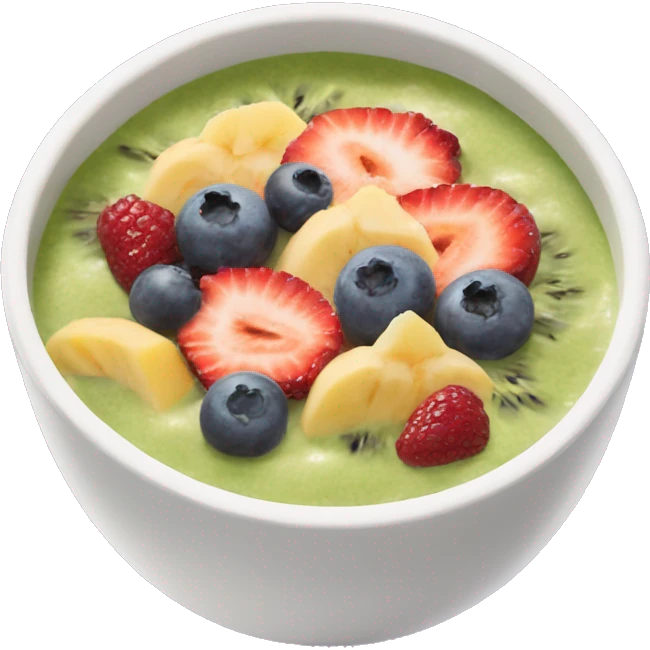 Smoothie bowl emoji