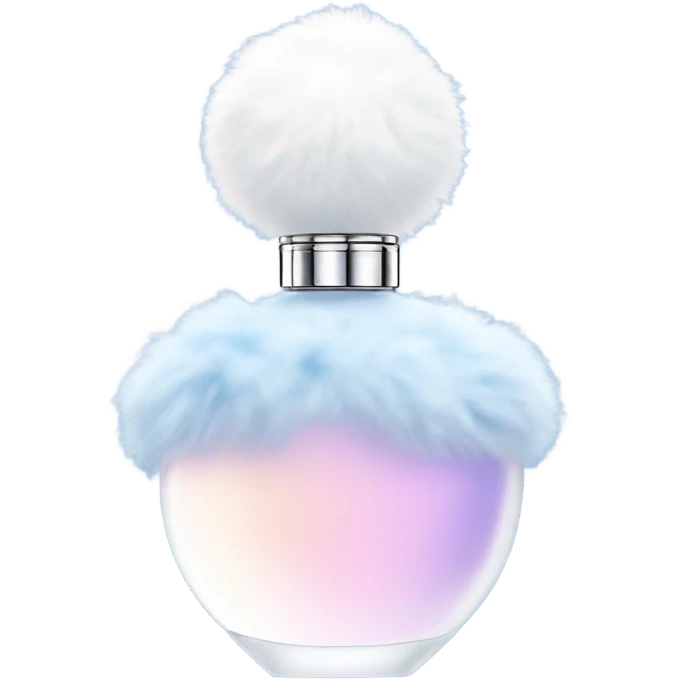 Perfume bottle of Ariana cloud perfume  emoji