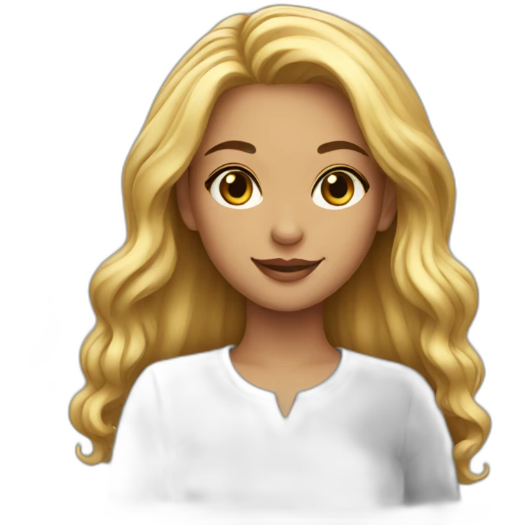 Beautiful girl emoji