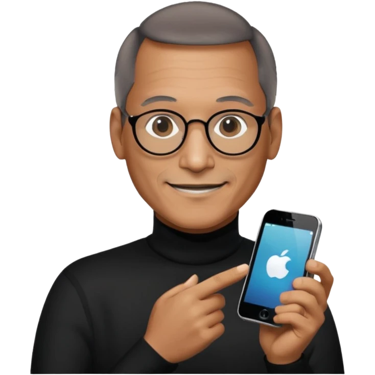 create a founder mode emoji like steve jobs

 emoji