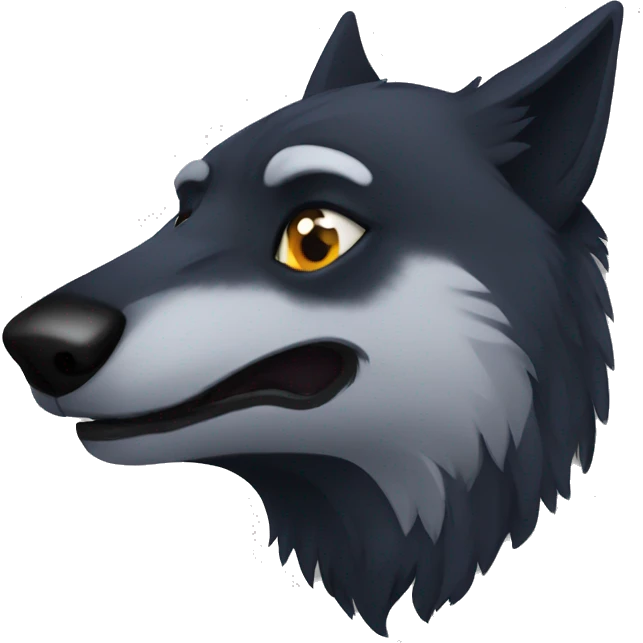 Wolf Raven emoji