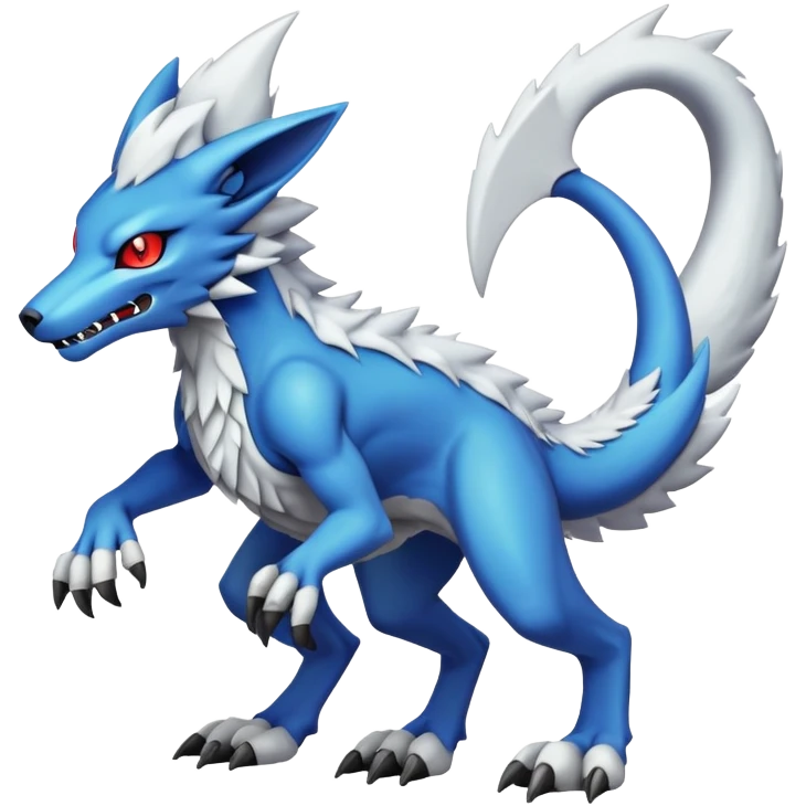  Fakémon-Digimon-Protogen-Fionbri-Trico-Vernid-Sergal-creature (full body) emoji