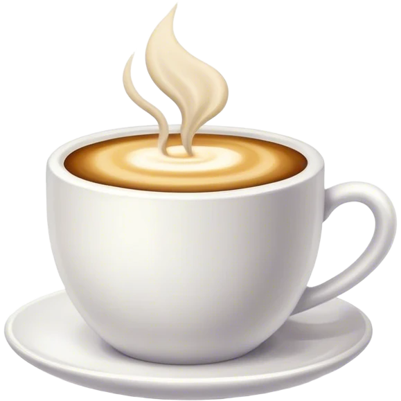Caneca de café com marshemellow emoji