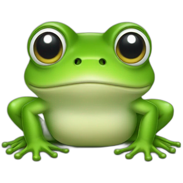 a frog emoji