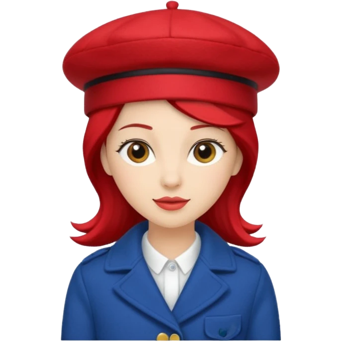 Red french baret hat *only hat* emoji