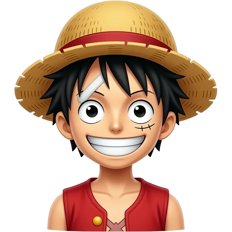 One peice luffy emoji
