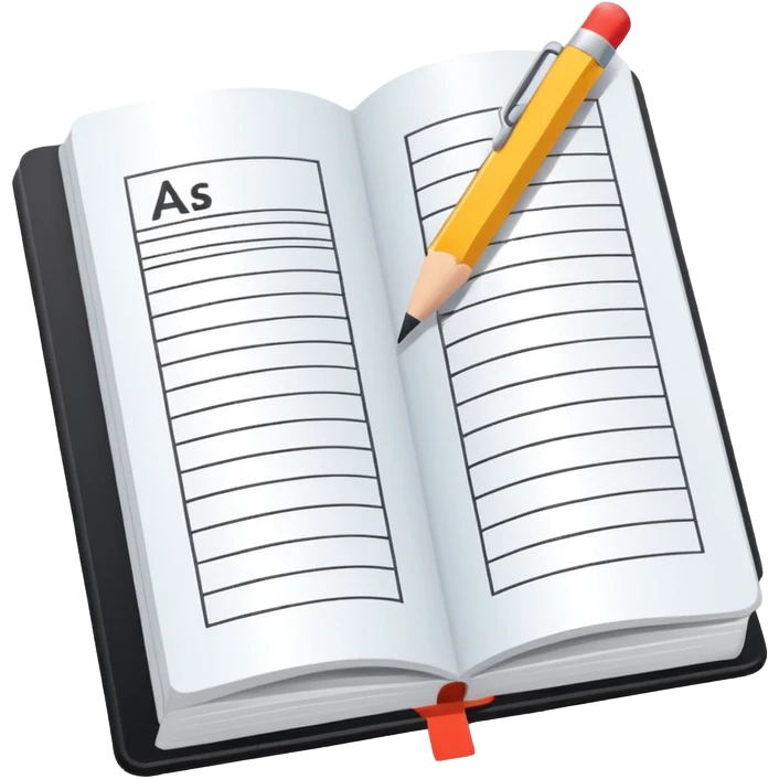 Minimalistic flat vector icon, iOS style, thin black contour on white background. Open textbook with geometric formulas and a ruler. No text, no shadows emoji