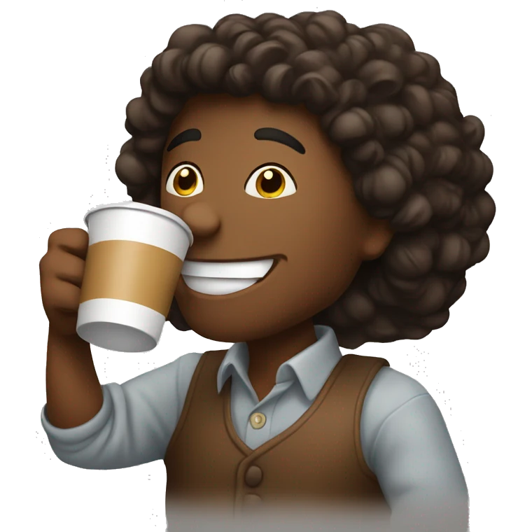 Drinking coffee  emoji