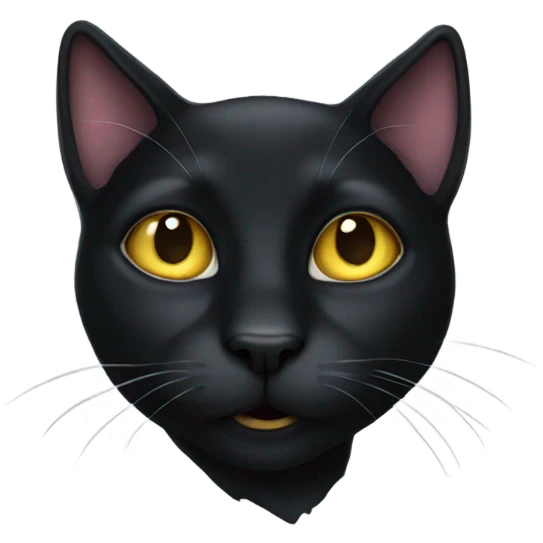 Black cat emoji