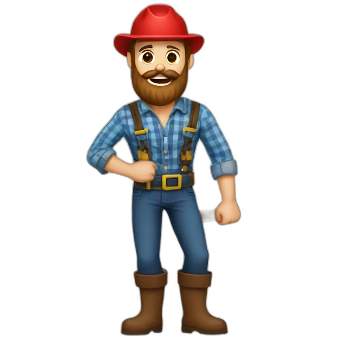 Sexy Lumberjack emoji