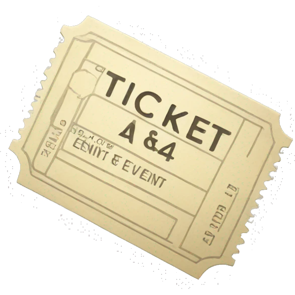 a ticket for a event emoji