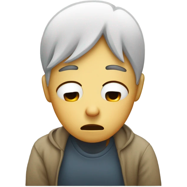 Very very very sad emoji
